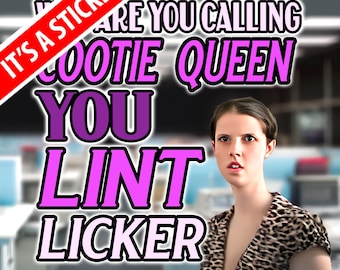 Orbitz Gum Commercial Sticker: Cootie Queen vs Lint Licker