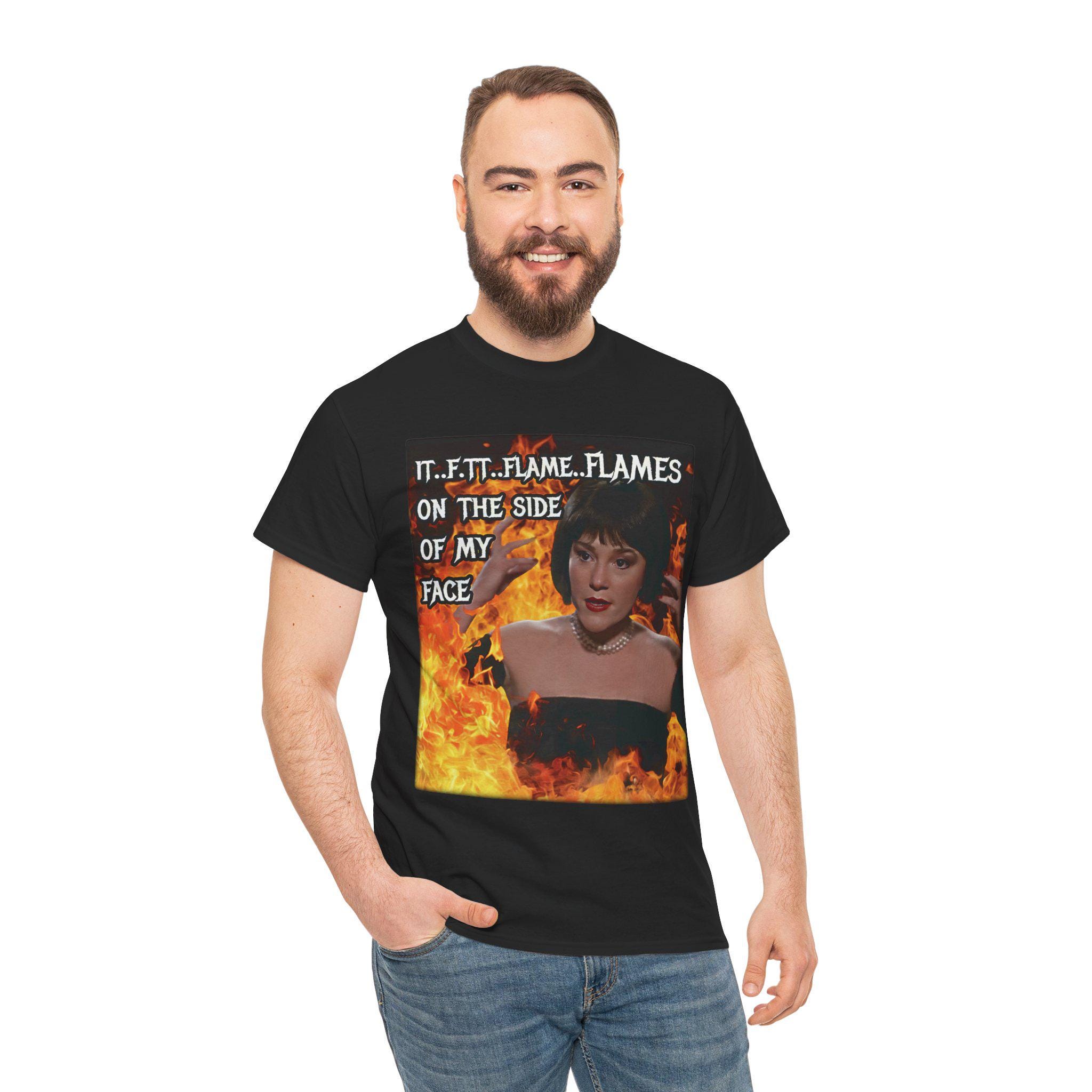 Clue Inspired Tee Shirt, Madeline Kahn Mrs White Unisex Cotton Tee, Movie Lover Gift, Board Game Fan Apparel, Murder Mystery Shirt - Thumbnail 3