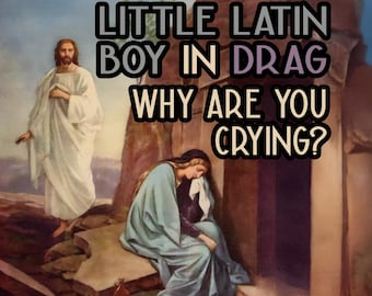 To Wong Foo Magnet: Little Latin Boy in Drag