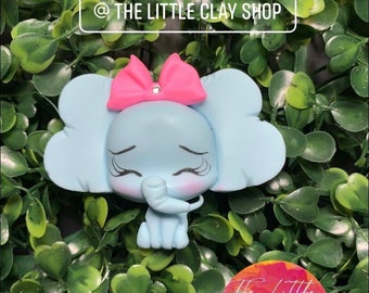Little Elephant Clay Doll