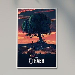 Kvothe and the Cthaeh Travel Poster, Kingkiller Chronicle Print