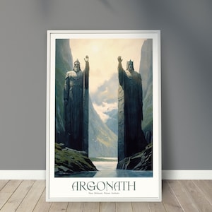 The Argonath, Travel Poster