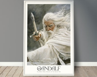 Gandalf le blanc Poster