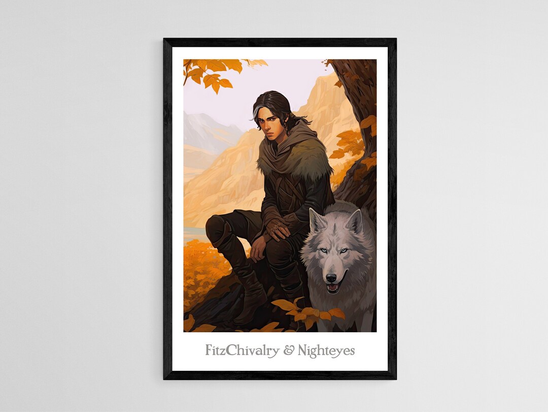 Fitzchivalry and Nighteyes Poster, Farseer Fan-art Digital Print - Etsy ...