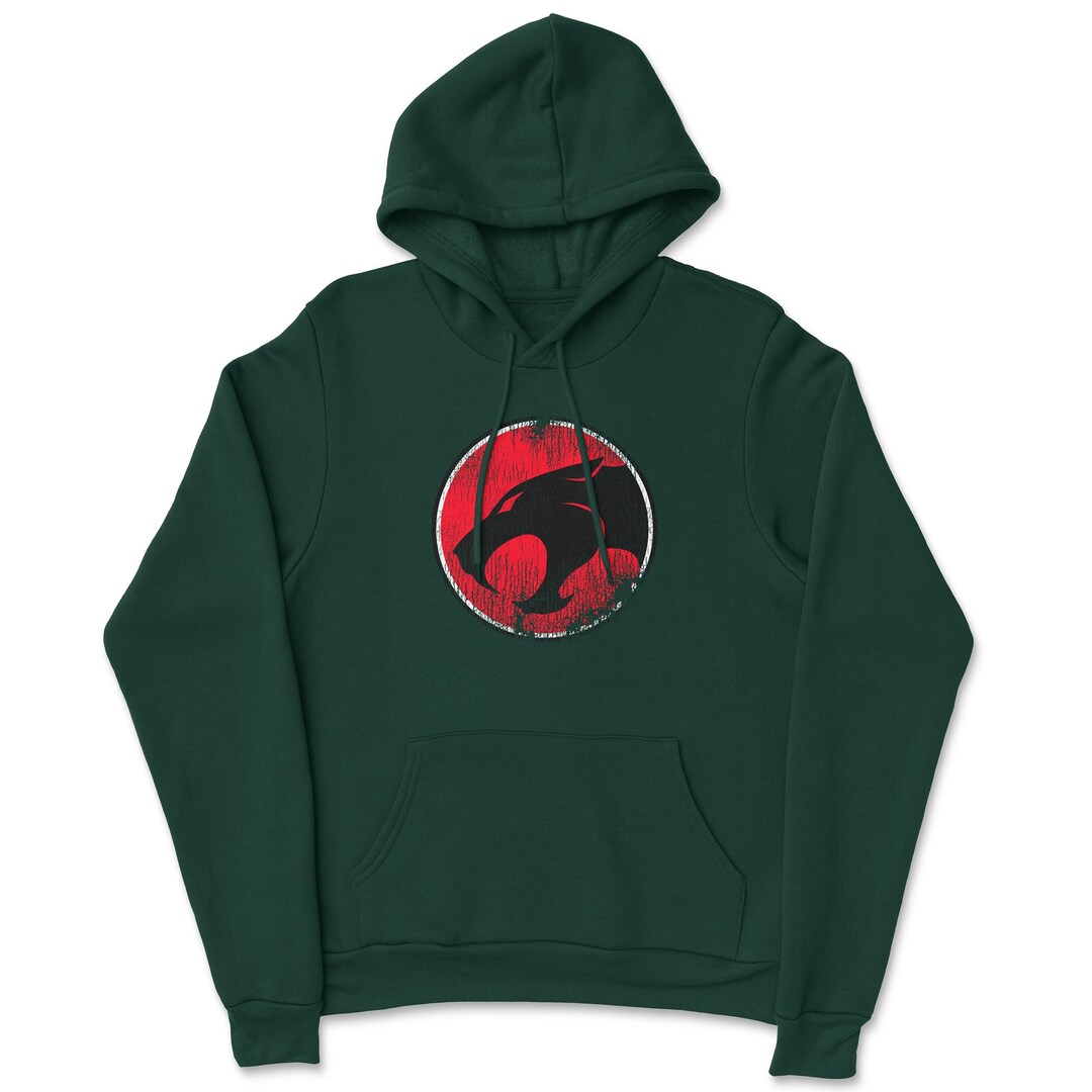 Thunder Cats Hoodie
 Thundercats Symbol Hoo Distressed Thundercats Logo Etsy