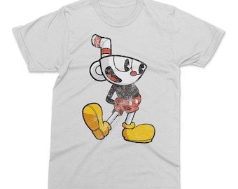 Cuphead Shirt, In Steamboat Mickey Style
