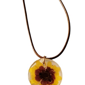 Yellow Flower Necklace