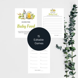 A Baby is Brewing Baby Shower Games Bundle, Beer and Baby Bottle Games Printable, Baby Shower Games Bundle, BRW1