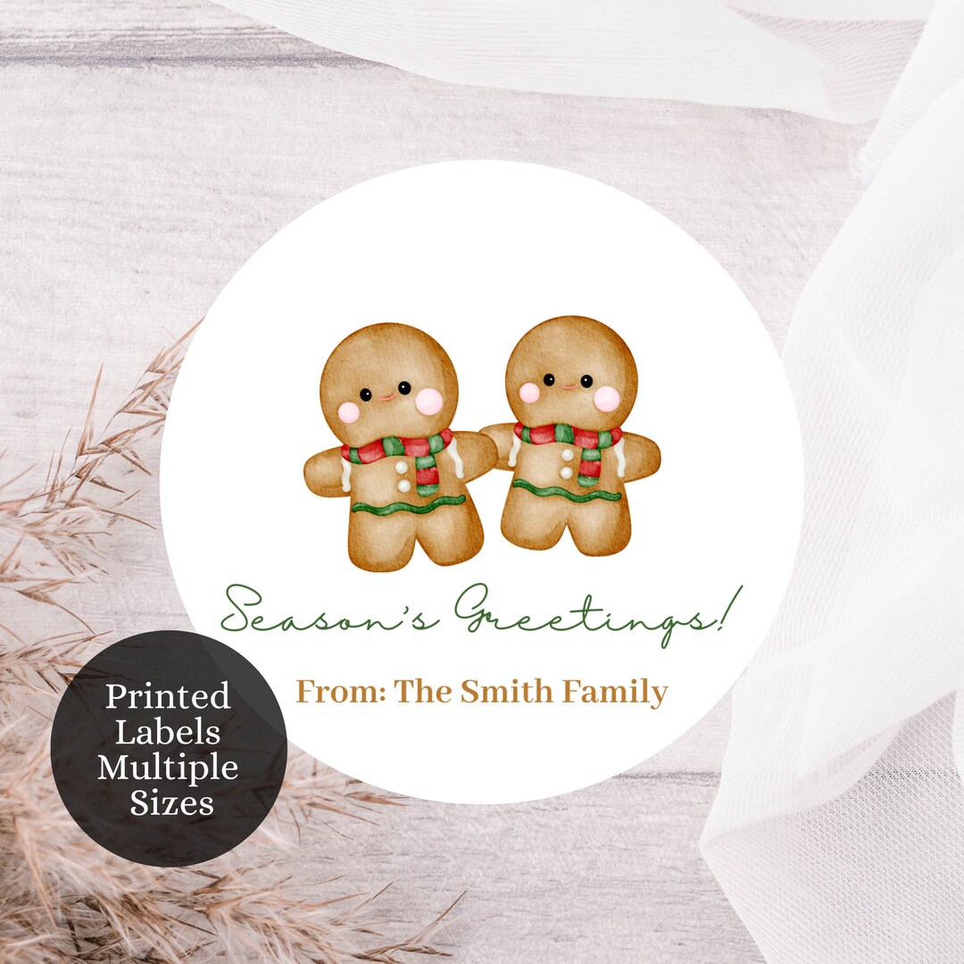 Custom Christmas Stickers, Custom Christmas Labels, Christmas Gnomes