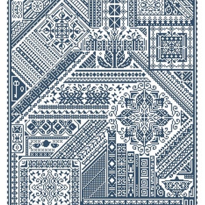 The Galliana Sampler - Cross stitch PDF chart