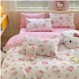 Cat Twin Bedding Etsy