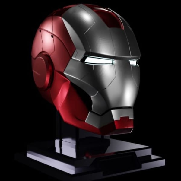 Marvel - Iron Man MK5 Helmet STL File, 3D Digital Printing STL File for 3D Printers, Movie Characters, Games, Figures, Diorama 3D Models