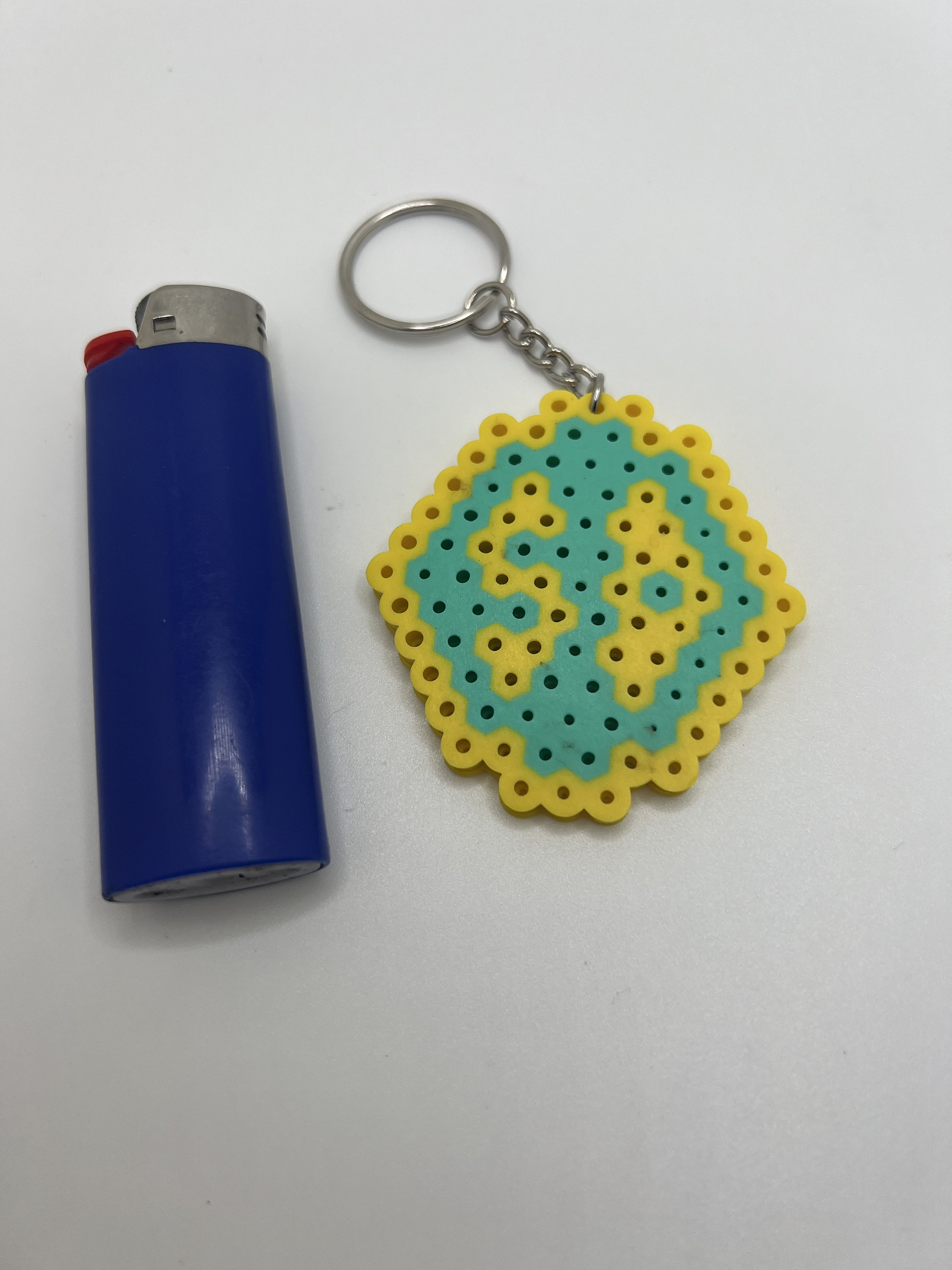 Scooby Doo Dog Tag Scooby Doo Perler Keychain Dog Tag Etsy Canada