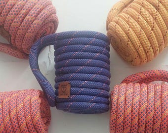 Upcycled Climbing Rope Can Cozy: Handmade Eco-Friendly Can Holder
