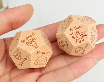 Date Night Dice For Couple, Valentine's Day Gift For Boyfriend Girlfriend, Couples Game