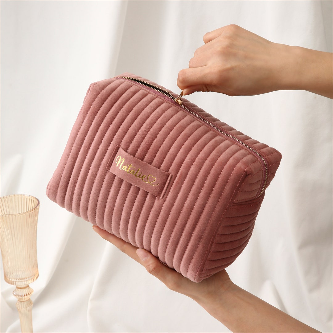 Custom makeup bag personalized bridesmaid gifts wedding gift women