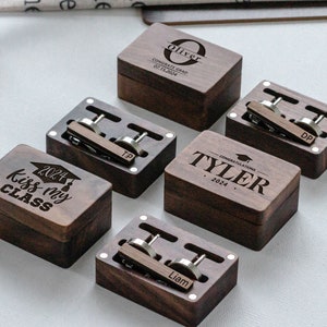2024 Graduation Gift Personalized Cufflinks Set, College Graduation Gift, High School Graduate Gift For Him, Graduation Gift For Him