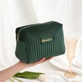 Personalized Makeup Bag Women Custom Bridesmaids Gifts, Travel Toiletry Bag, Cosmetic Bag, Birthday Gift