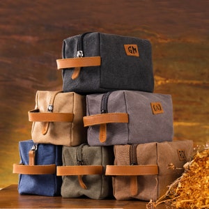 Trousse de toilette personnalisée pour homme, cadeaux personnalisés pour garçons d'honneur, cadeaux personnalisés pour homme
