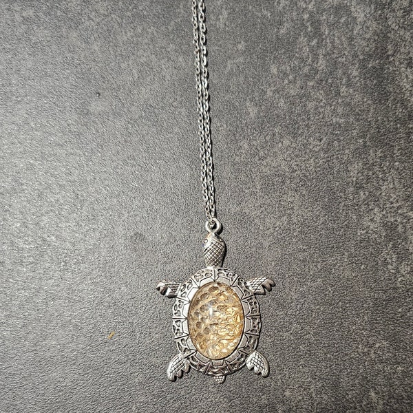 Kette Schildkröte Schlangenhaut Halskette Schmuck Accessoires