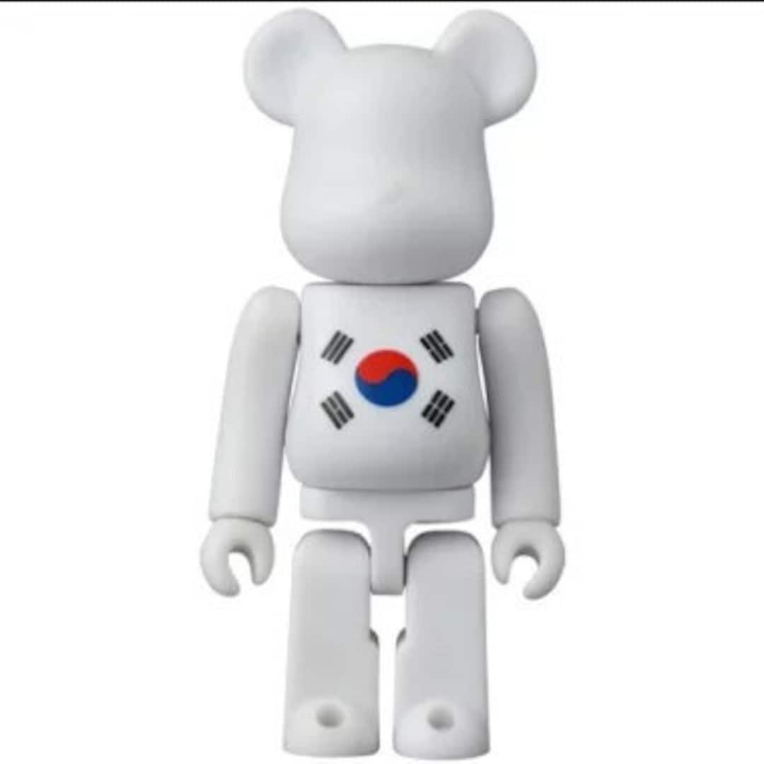 Bearbrick 100% 44 Series Flag South Korea Original Medicom 