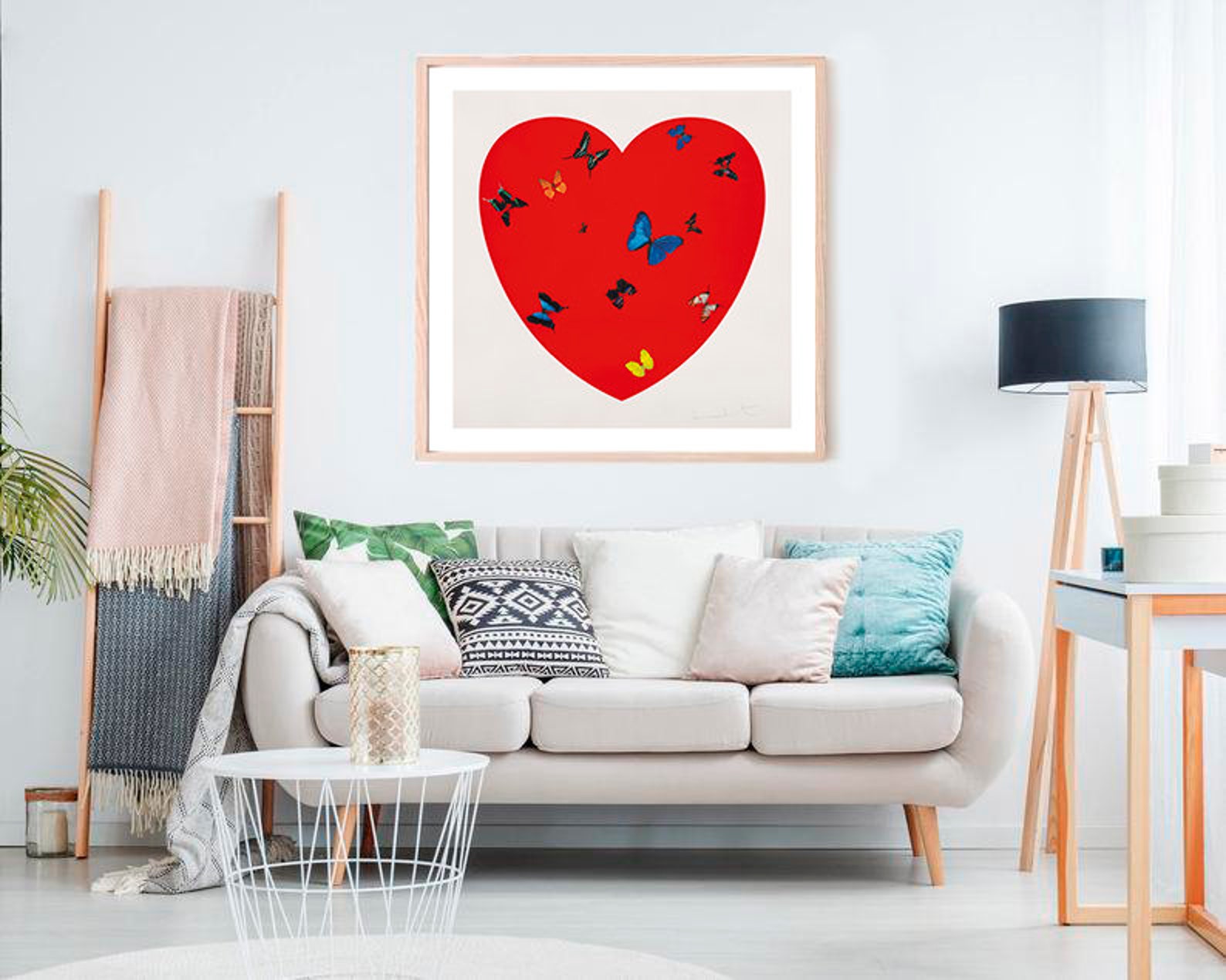 Damien Hirst All You Need is Love Love Love Giclee Print - Etsy
