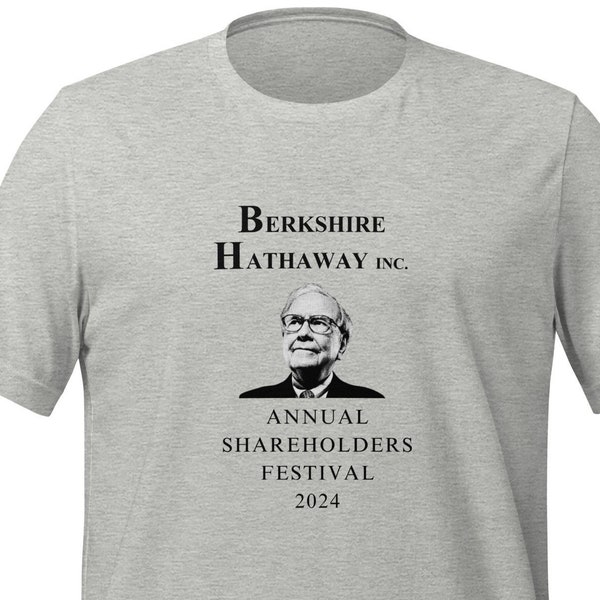 Berkshire Hathaway Annual Shareholder Festival - T-Shirt | Warren Buffett Fan Apparel | Investment Gift | BRK Shareholder Shirt