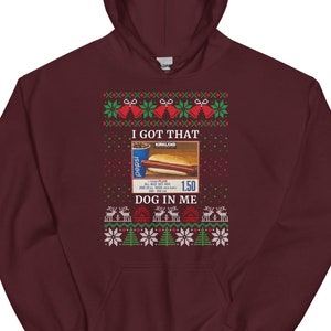 I Got That Dog in Me Hoodie | Funny Christmas Hoodie with Costco Hot Dog Design | Costco Hot Dog Hoodie | Costco Xmas Gift
