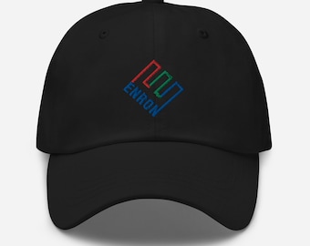 ENRON Dad hat | ENRON hat | Enron Accounting Merch | Enron Gift Hat | Enron Accounting 2001 Gift | Wall Street Merch