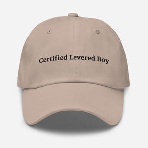 Certified Levered Boy Dad Hat | Finance Bro Cap | Finance Meme | Banking Cap | Wall Street Hat | Investor Gift