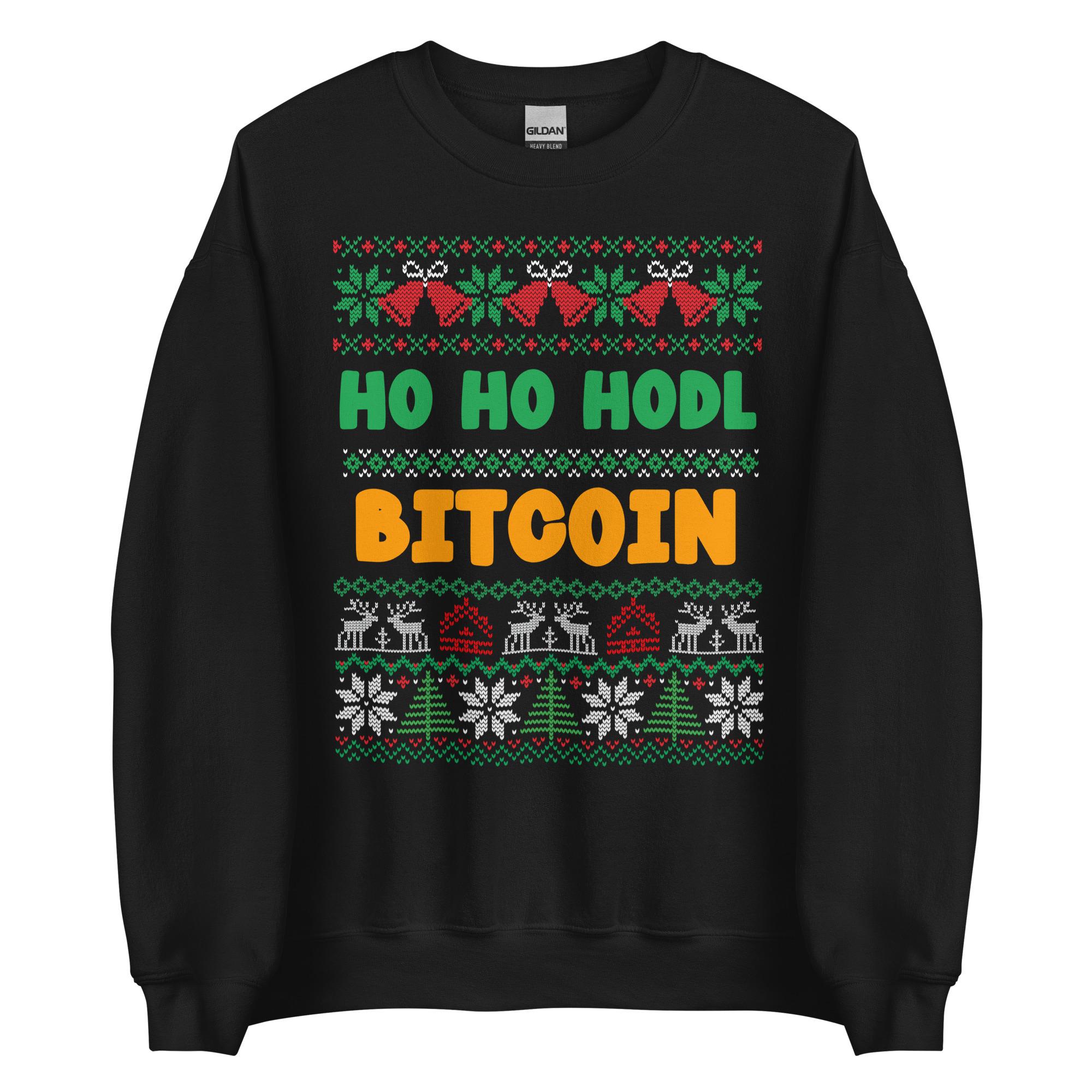 BITCOIN Christmas Sweater | Crypto Unisex Sweater | HODL BTC Sweater |  X-mas Sweater | Christmas Sweater | Crypto Christmas Gift - Etsy