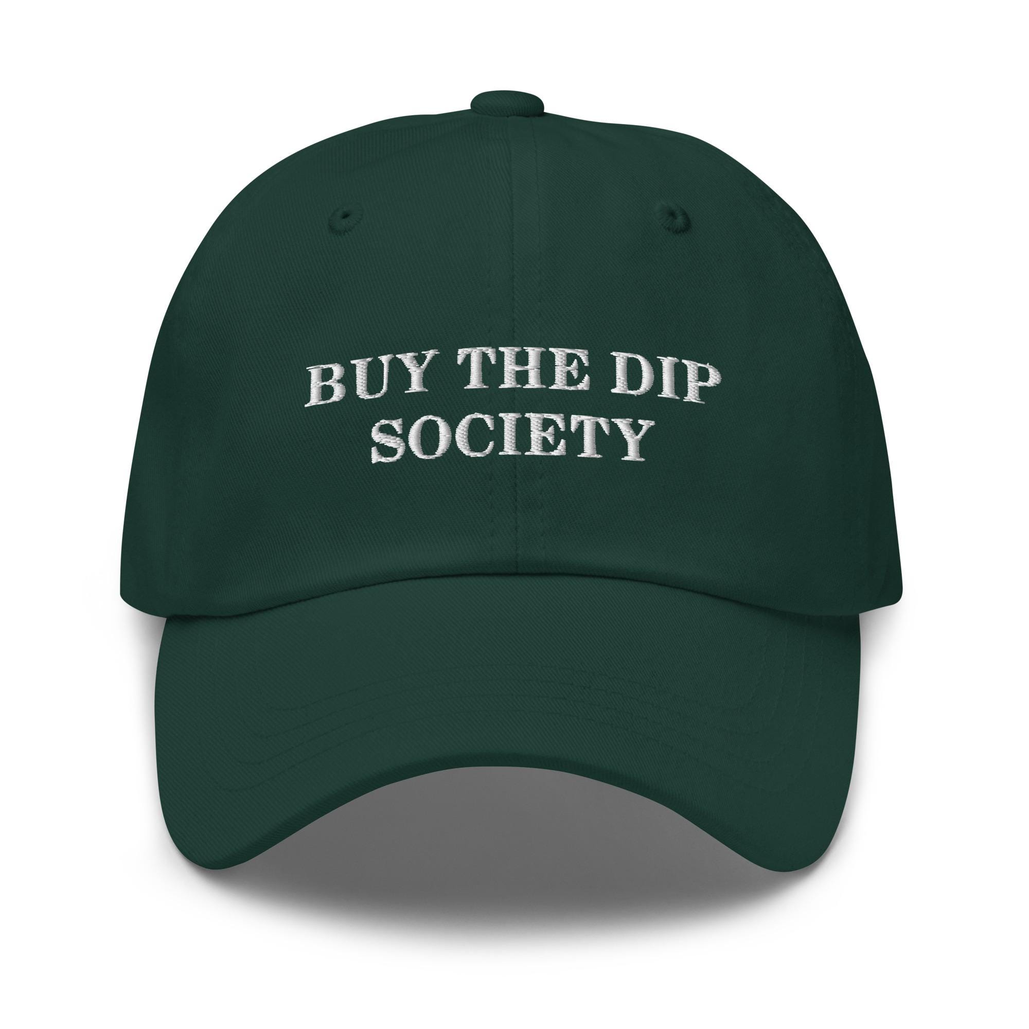 Dip Societyキャップを購入 | トレーダーと投資家向けの面白い金融ミームハット | 株式市場グッズ | 金融仲間のお父さんハット | 暗号通貨 ミームキャップ - Etsy 日本