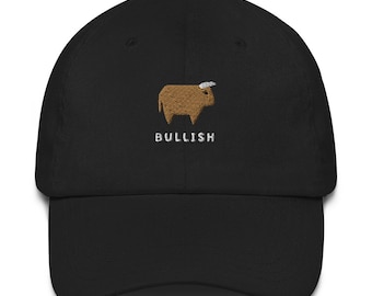 BULLISH Trading Cap | Trader Gift | Trader Dad Hat | Wall Street dad hat