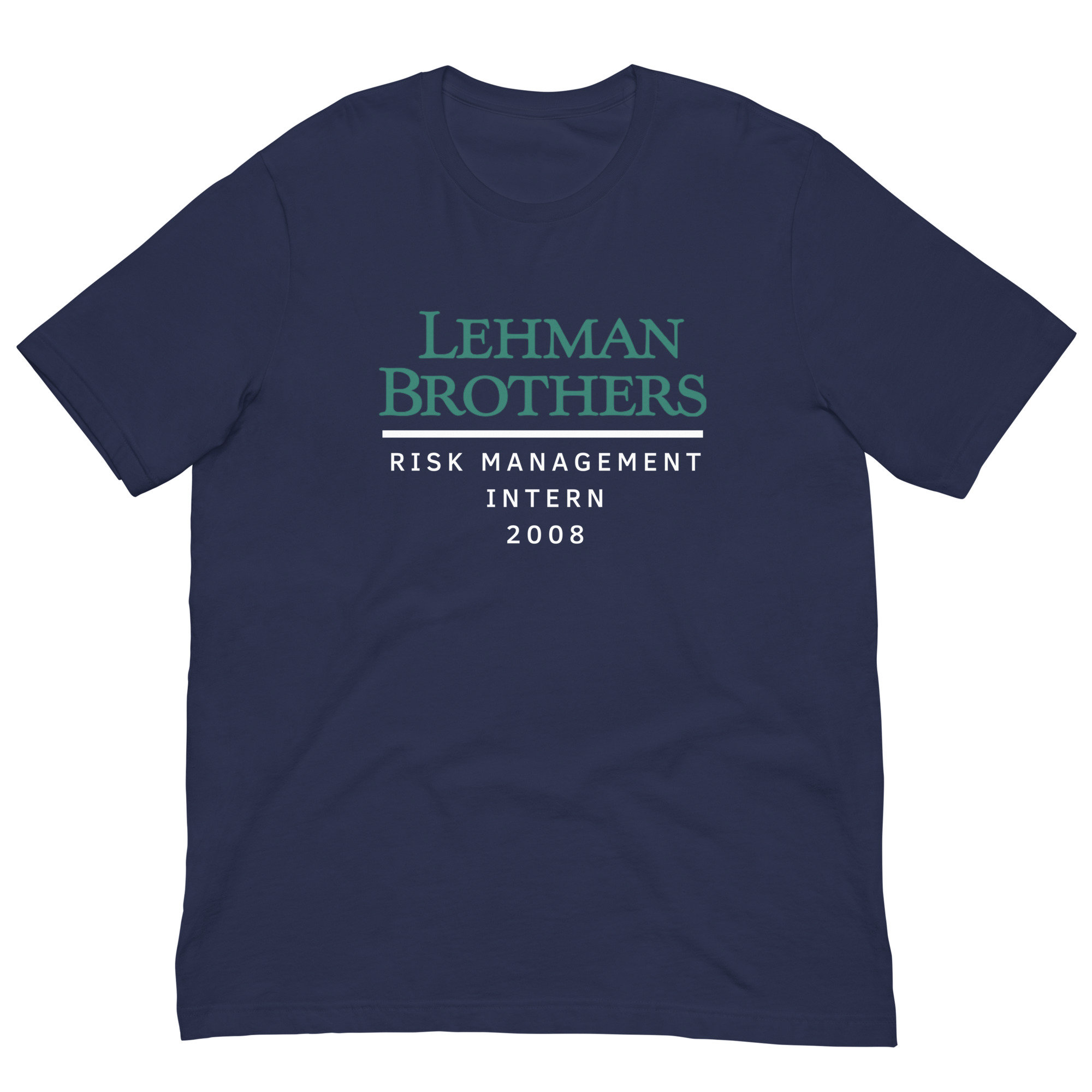 Lehman Brothers Risk Management Intern 2008 Tshirt Etsy