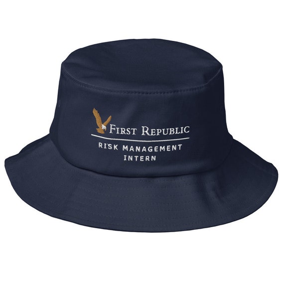 Old First Republic Statement Hat Professionals School Etsy for UK Retro - Finance Bank A Piece Bucket