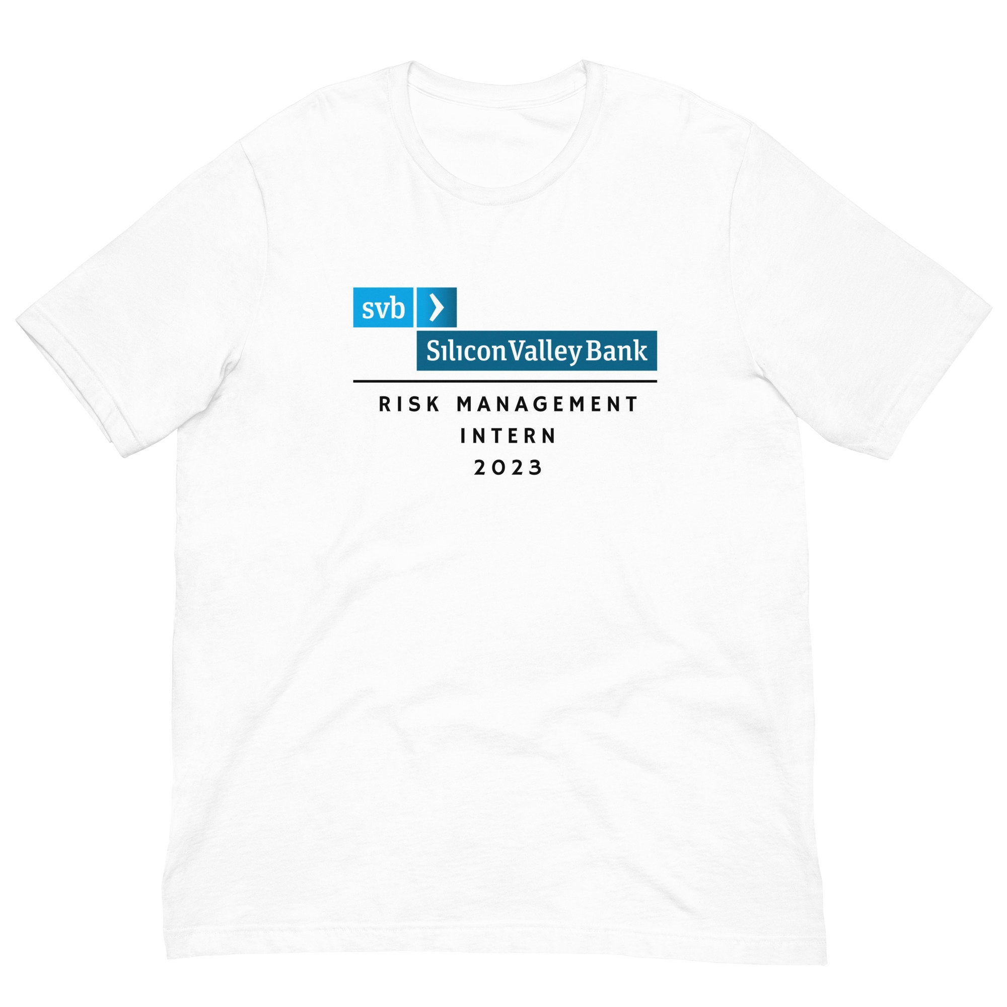 SVB Silicon Valley Bank Risk Management Intern 2023 T-shirt - Etsy