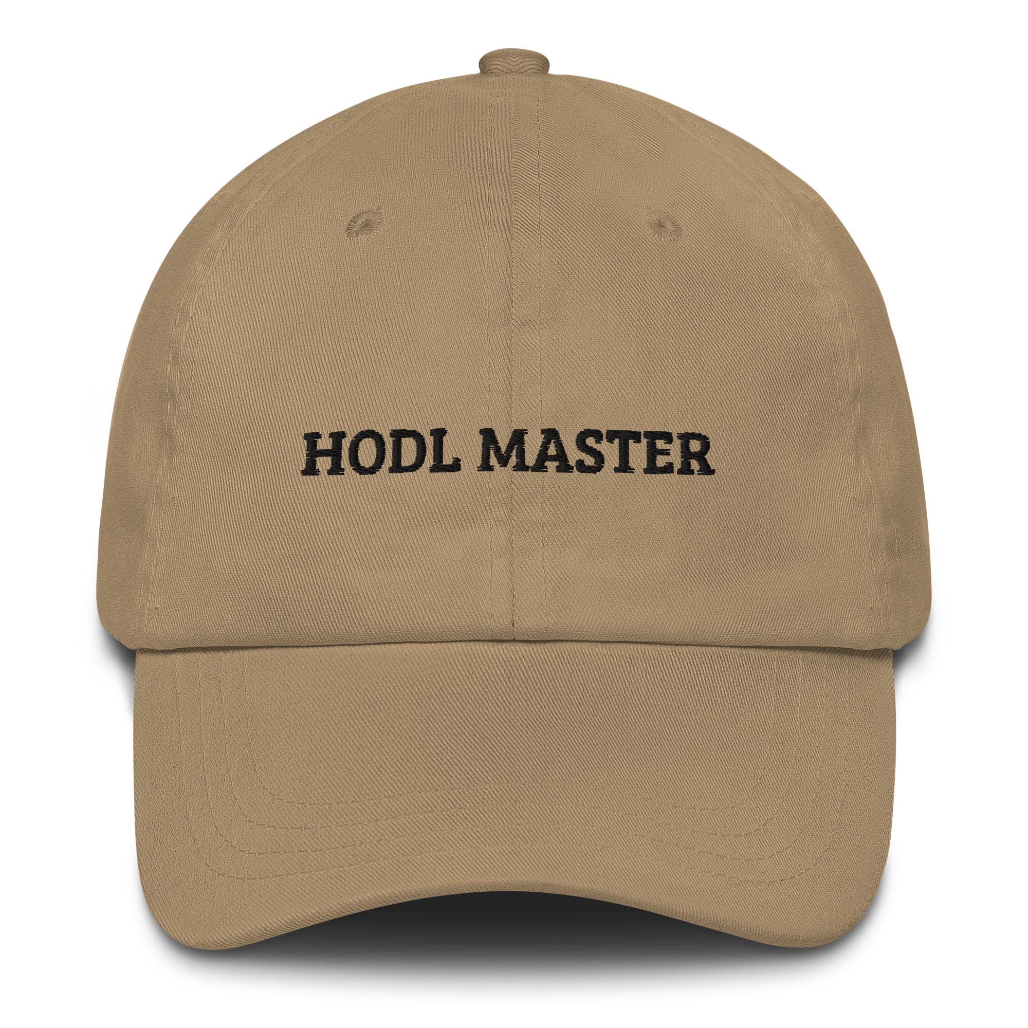 HODL Master Cap – Crypto Dad Hat – Funny Gift for Bitcoin Hodlers &  Blockchain Fans