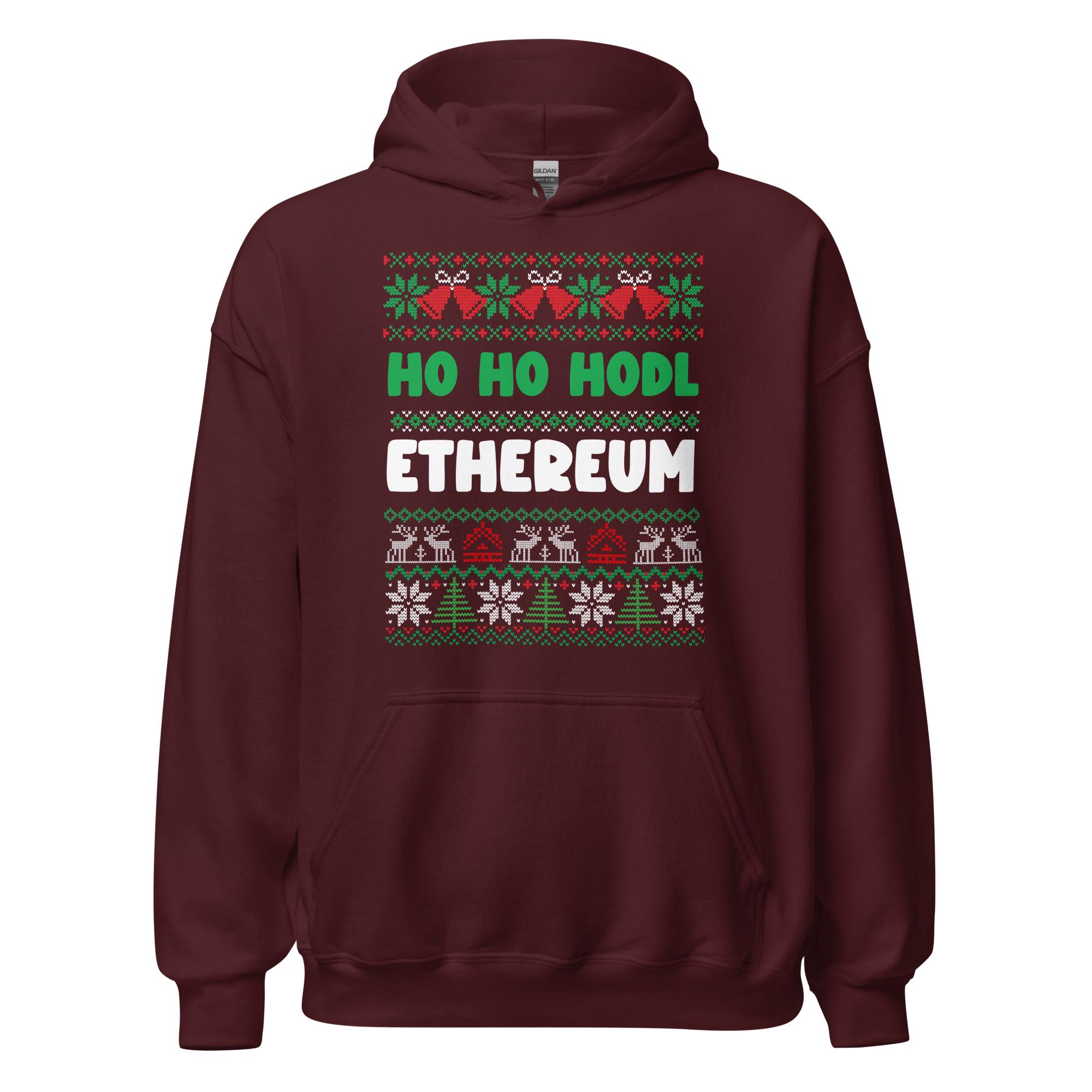 Ethereum Christmas Hoodie | Crypto Christmas Sweater | ETH XMAS Hoodie |  Crypto Christmas Gift | Crypto Meme Gift - Etsy