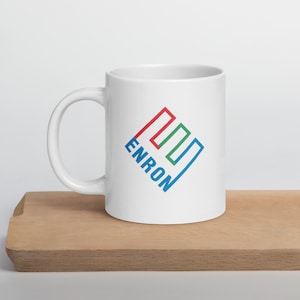 ENRON-MUGG | Enron-investerarepresent | Enron-kaffemugg | Enron Wall Street-mugg