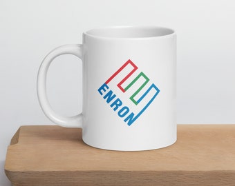 ENRON MUG | ENRON gift | Enron Accounting Merch | Enron coffee mug | Enron Accounting 2001 Gift | Wall Street Merch