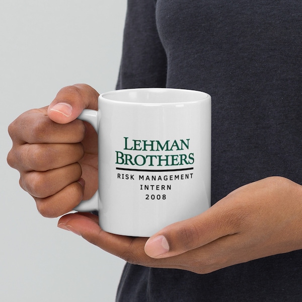 Lehman Brothers Risk Management Intern 2008 - Mug | Banking Coffee Cup