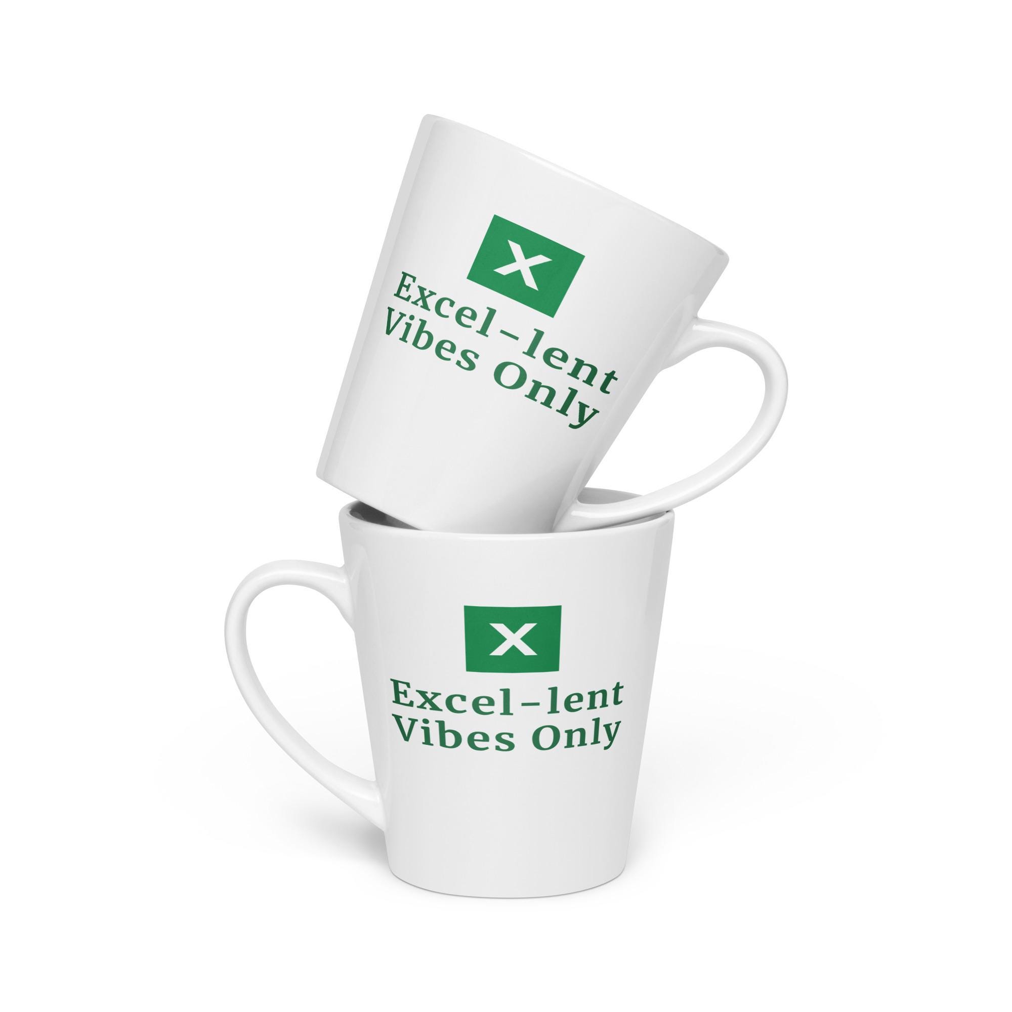 Excel Mug | Latte Mug – Excel-lent Vibes Only