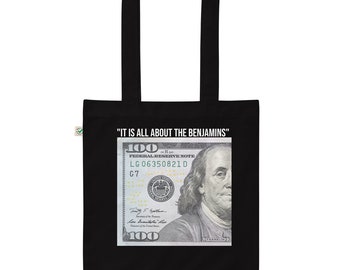 Moneybag - Benjamin Franklin - Organic cloth bag