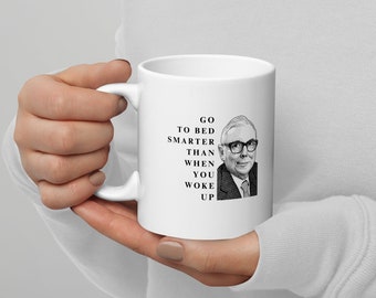 Charlie Munger Quote Mug - Inspirational Investing Mug for Finance Lovers