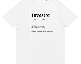 Investor - Unisex organic cotton T-shirt