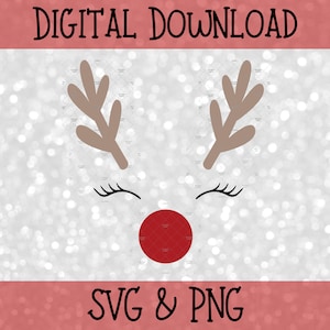 Rudolph SVG, Christmas SVG, Christmas Rudolph Christmas SVG, Rudolph Digital Download, Rudolph Design