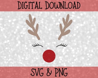 Rudolph SVG, Christmas SVG, Christmas Rudolph Christmas SVG, Rudolph Digital Download, Rudolph Design