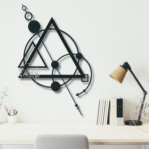 Geometric Wall Art: Abstract Laser Cut Design (Digital Download)