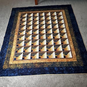 Log Cabin Quilt Queen