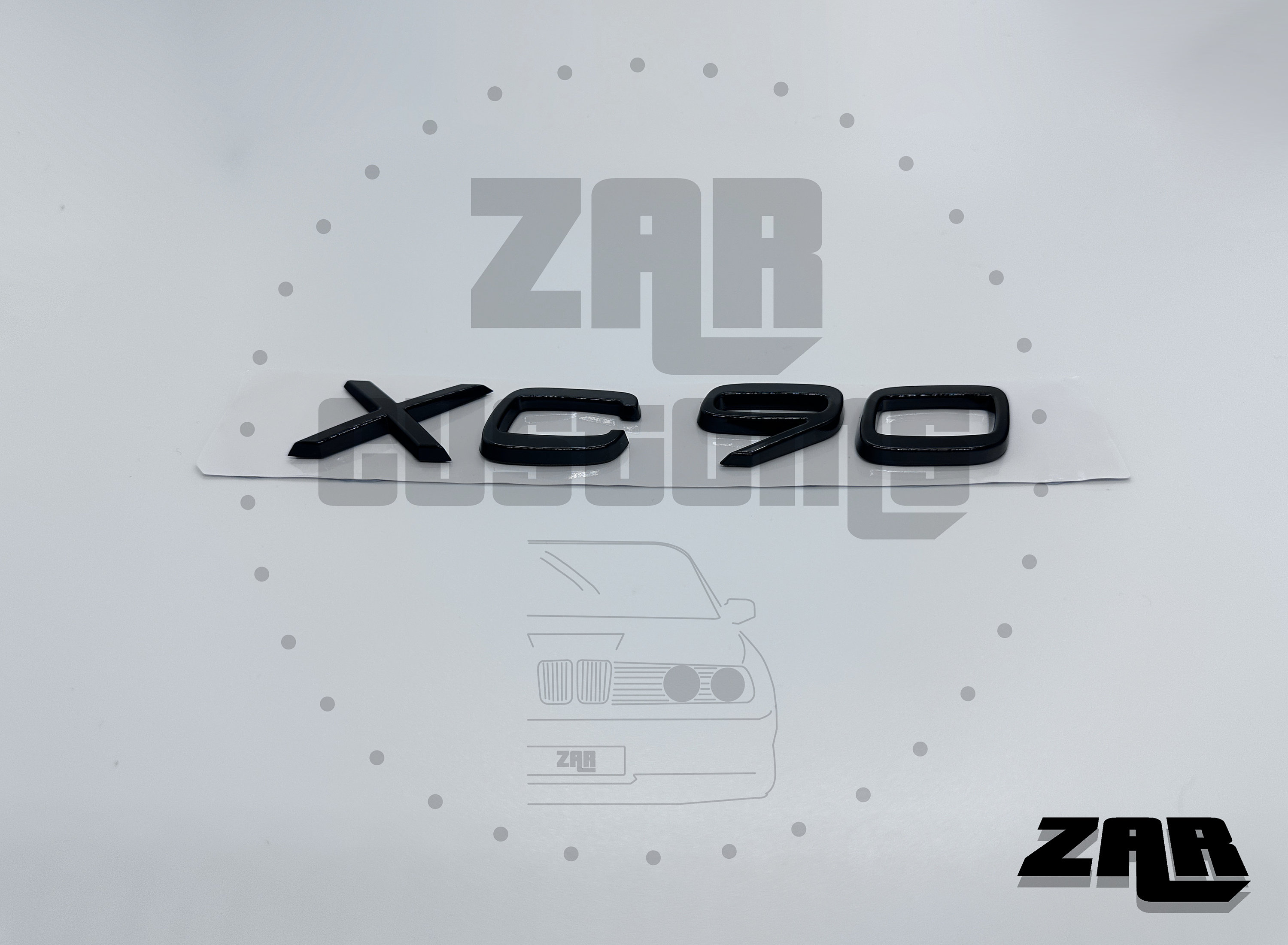 Volvo XC90 Gloss Black Rear Bootlid Lettering Logo Emblem